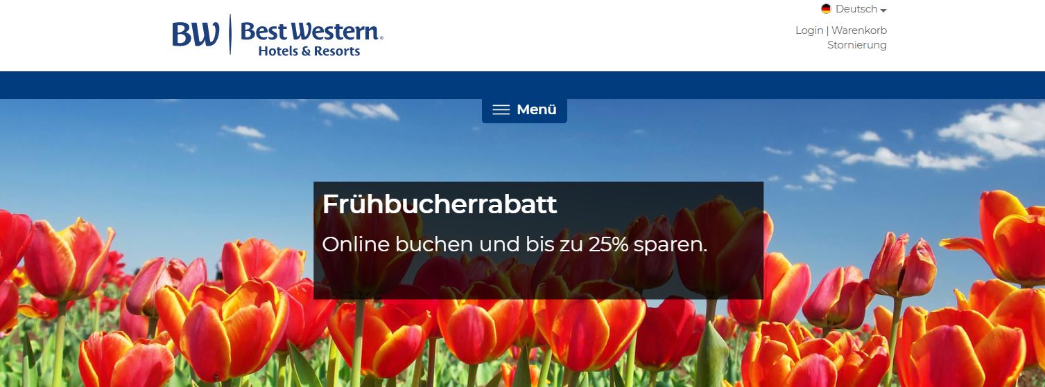 Best Western Rabatt für Frühbucher